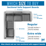 Heavy Duty Sofa Cushion Support Board - Couch Support for Sagging Cushions